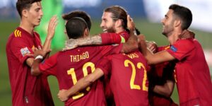 Gunduli Ukraina 4-0, Spanyol Raih Kemenangan Perdana di UEFA Nations League