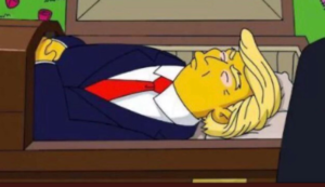 Kena COVID-19, Ramalan Kematian Trump di Kartun The Simpsons Viral di Medsos