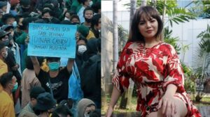 Dinar Candy Ingin Jumpa Pendemo Yang Viralkan Namanya Saat Aksi Tolak UU Cipta Kerja