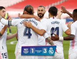 Real Madrid Permalukan Seteru Abadinya, Barcelona 3-1 Di Nou Camp