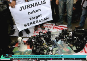 Liput Aksi UU Cipta Kerja, Beberapa Jurnalis Hilang, Dianiaya Hingga Kameranya Dirampas