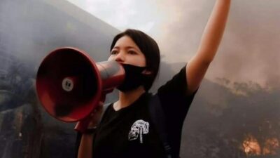 Ini Sasa, Mahasiswi Unhas Yang Viral Video Orasinya Panca Salah Saat Tolak UU Cipta Kerja