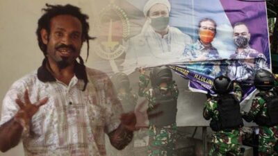 Ikut Komentari Penurunan Baliho Habib Rizieq, Jubir OPM: TNI Beraninya Lawan Civilians