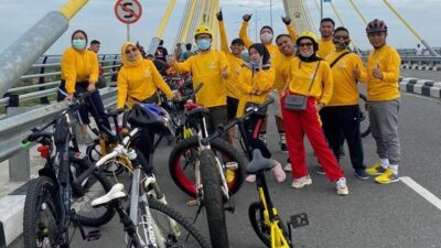Kader AMPG Riau Gowes Bareng Keliling Kota Pekanbaru