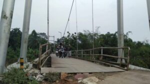 Diresmikan Puan Maharani Tahun 2016, Jembatan di Lebak Senilai Rp.4,2 Miliar Rusak Parah