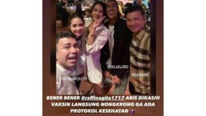 Nongkrong Bareng Para Seleb Tanpa Masker Usai Divaksin, Raffi Ahmad Minta Maaf