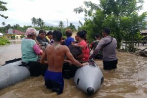 Belasan Desa di 4 Kecamatan Halmahera Utara Terendam Banjir, 2.863 Warga Mengungsi