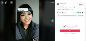 Viral! Sosok Wanita Mirip Mendiang Julia Perez di TikTok dan Instagram