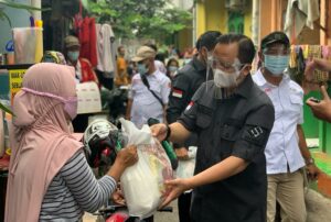 Jelang HUT Ke-13 Gerindra, Habiburokhman dan Adnan Taufiq Blusukan di Kelurahan Jati, Pulo Gadung
