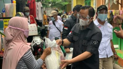 Jelang HUT Ke-13 Gerindra, Habiburokhman dan Adnan Taufiq Blusukan di Kelurahan Jati, Pulo Gadung