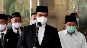 Beri Bantuan Rp.100 Miliar Untuk Pengelolaan Masjid di DKI, Jusuf Kalla Sanjung Gubernur Anies