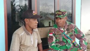Kepala Kampung Kombay Fasilitasi Longboat Untuk Serpas TMMD Ke Tanah Merah