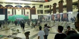 Kongres XXXI HMI di Ricuh, Gedung Islamic Center Kota Surabaya Rusak Ringan
