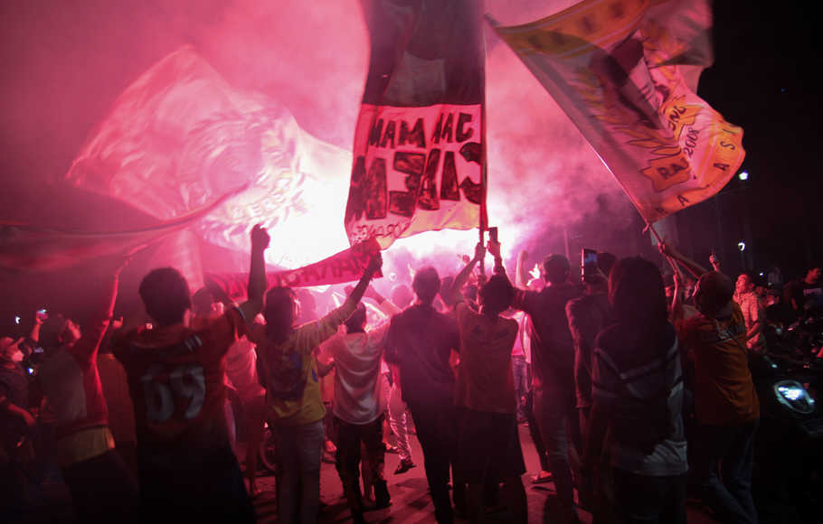 Kepala Satpol PP DKI Jakarta Sebut Kerumunan Jakmania di Bundaran HI Spontanitas