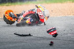 Kronologi Kecelakaan Marc Marquez Saat Latihan Bebas Ketiga MotoGP Spanyol 2021