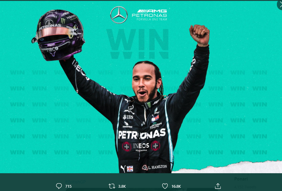 Hasil F1 GP Portugal 2021, Hamilton Juara Verstappen dan Bottas Naik Podium