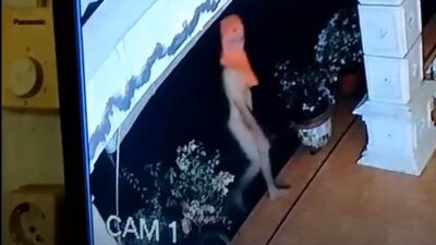 Warga Langkat Resah, Sosok Kolor Ijo Berkeliaran Tanpa Busana Terekam CCTV