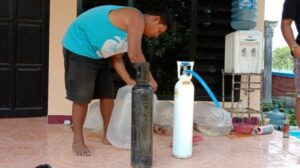 Duh! Diduga Berisi Udara Kompresor Tambal Ban, Tabung Oksigen Palsu Beredar di Jatim
