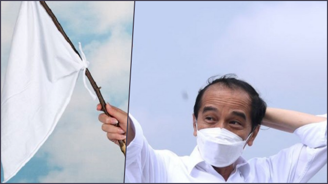Jokowi Sebaiknya Mengibarkan Bendera Putih