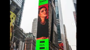 Wajah Raisa Terpampang di New York Times Square, Bikin Indonesia Bangga