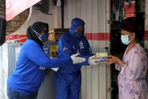 Kader Demokrat Distribusikan Bantuan Untuk Warga DKI Jakarta Yang Isolasi Mandiri