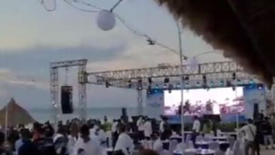 Gubernur Victor Laiskodat Gelar Pesta Meriah di Pulau Semau NTT, Abai Prokes Saat PPKM Level 4