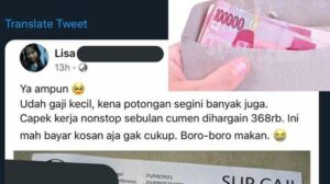 Keluhan dan Slip Gaji Kecilnya Viral di Medsos, Kasir di Lampung Terancam Dipecat dan Kena Pasal UU ITE
