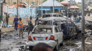 Bom Bunuh Diri Meledak di Dekat Istana Kepresidenan, 8 Orang Tewas di Mogadishu Somalia