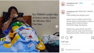 Dibuang Ketiga Anaknya Ke Panti Jompo, Ibu Trimah Nelangsa dan Jiwanya Terguncang