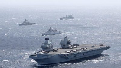 Bukan TNI AL, Kapal Survei China Justru Kocar-Kacir Diusir HMS Queen Elizabeth Dari Natuna Utara