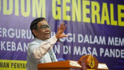 Menko Mahfud MD: 86 Persen Koruptor Adalah Lulusan Perguruan Tinggi