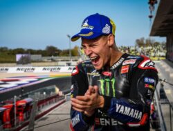 Amankan Gelar Juara Dunia MotoGP 2021, Fabio Quartararo Gelar Pesta Meriah