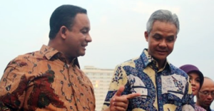 Jokowi Antara Anies Baswedan dan Ganjar Pranowo