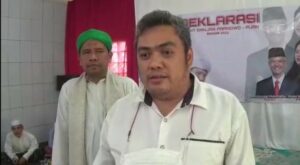 Adik Taufik Kiemas Deklarasikan Pasangan Ganjar-Puan Untuk Pilpres 2024 Di Pesantren Ciawi
