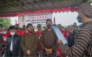 Paguyuban Kawula Mataram Jogja Deklarasikan Anies Baswedan Capres 2024