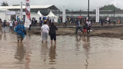 Genangan di Sirkuit Mandalika Bukti Proyek Infrastruktur Hanya Kejar Tayang Dan Asal Bos Senang