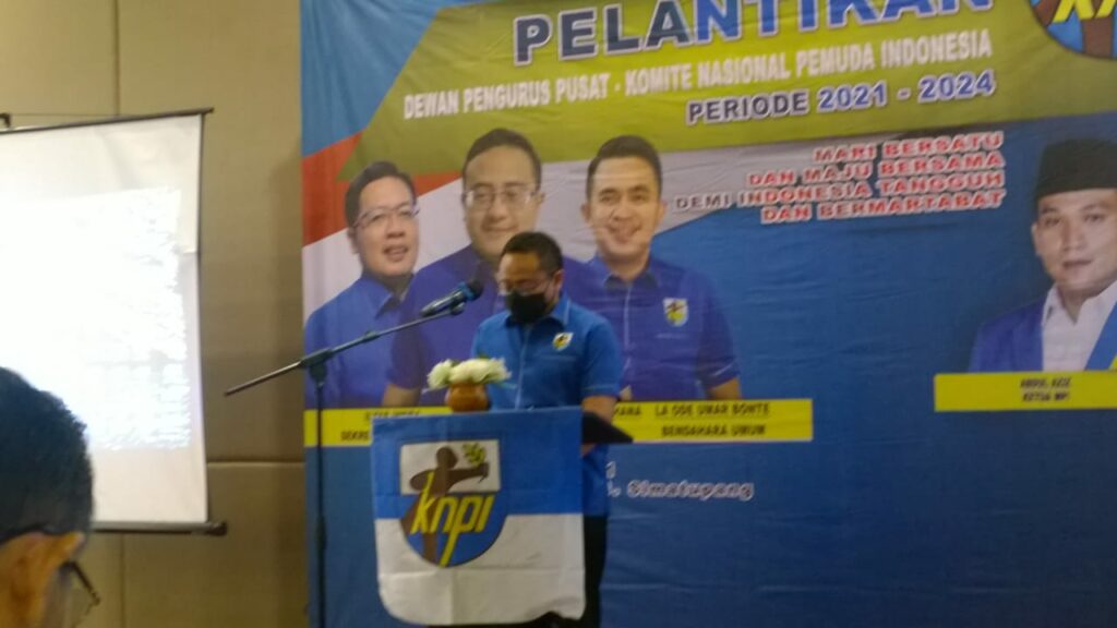 Pengurus DPP KNPI 2021-2024 Dilantik, Andreas Nandiwardhana: Pemuda Bersatu!