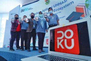 Gandeng BRI dan Doku, Universitas Hasanuddin Luncurkan Platform Finansial Unhaspay