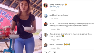 Heboh! Penjual Es Dawet Cantik Ini Bikin Para Pembeli Haus Terus