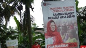 Tebar Baliho Di Area Erupsi Semeru, Puan Dituding Jadikan Korban Bencana Sebagai Komoditas Politik