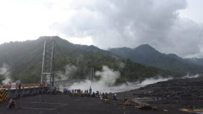 Polisi Tangkap Penendang Sesajen di Lokasi Erupsi Semeru di Banguntapan Bantul