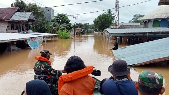 Duh! Banjir 3 Meter Rendam Ribuan Rumah di Kabupaten Banjar, Kalsel