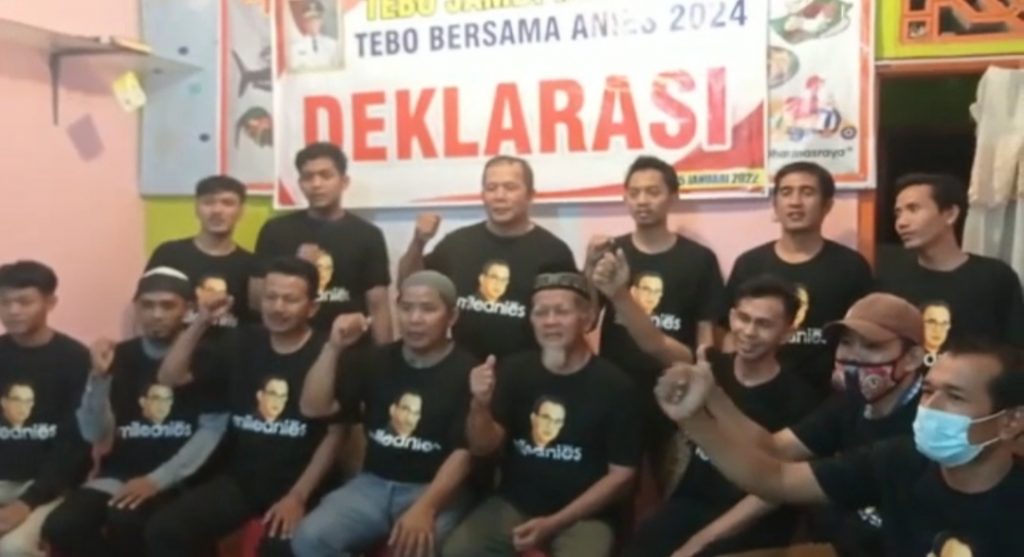 Relawan Mileanies24 Di Jambi Deklarasikan Dukung Anies Baswedan Capres 2024