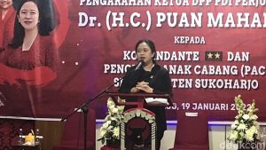 Diteriaki Calon Presiden Oleh Kader PDIP Sukoharjo, Kode Puan Maharani Untuk 2024?
