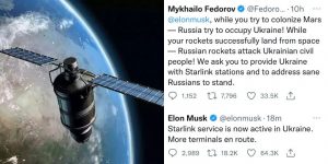 Lumpuh Dihancurkan Rusia, Jaringan Internet Ukraina Kembali Aktif Berkat Starlink Elon Musk