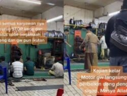 Semua Pegawai Shalat Berjamaah Saat Adzan dan Lanjut Kajian, Bengkel Ini Banjir Doa Berkah