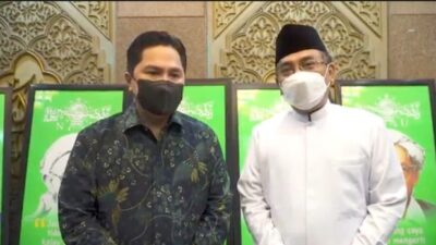Gandeng Menteri BUMN Erick Thohir, Gus Yahya Targetkan NU Miliki 250 Badan Usaha
