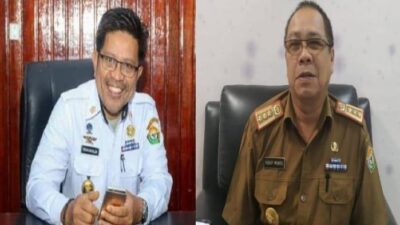 Seru! 2 Orang Kepala Dinas Pemprov Sultra Baku Pukul di Pelataran Masjid Al Alam Kendari