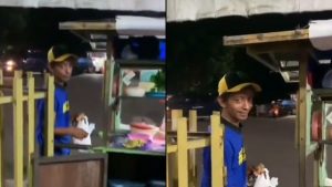 Viral! Foto Valentino Rossi Beli Nasi Goreng Gerobakan di Pinggir Jalan, Ini Fakta Sebenarnya