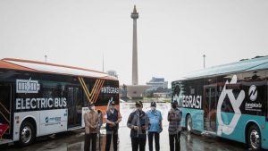 Anies Baswedan Luncurkan 30 Bus Listrik Pertama di Indonesia Untuk Transjakarta, Ini Rutenya